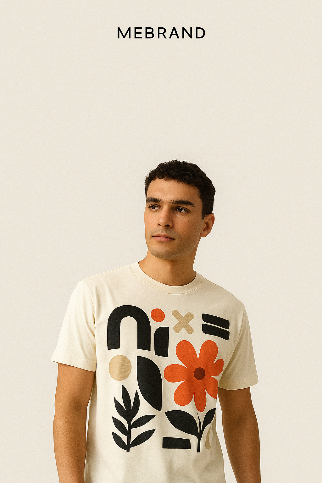 Close-up of premium T-shirt fabric, highlighting texture and quality craftsmanship