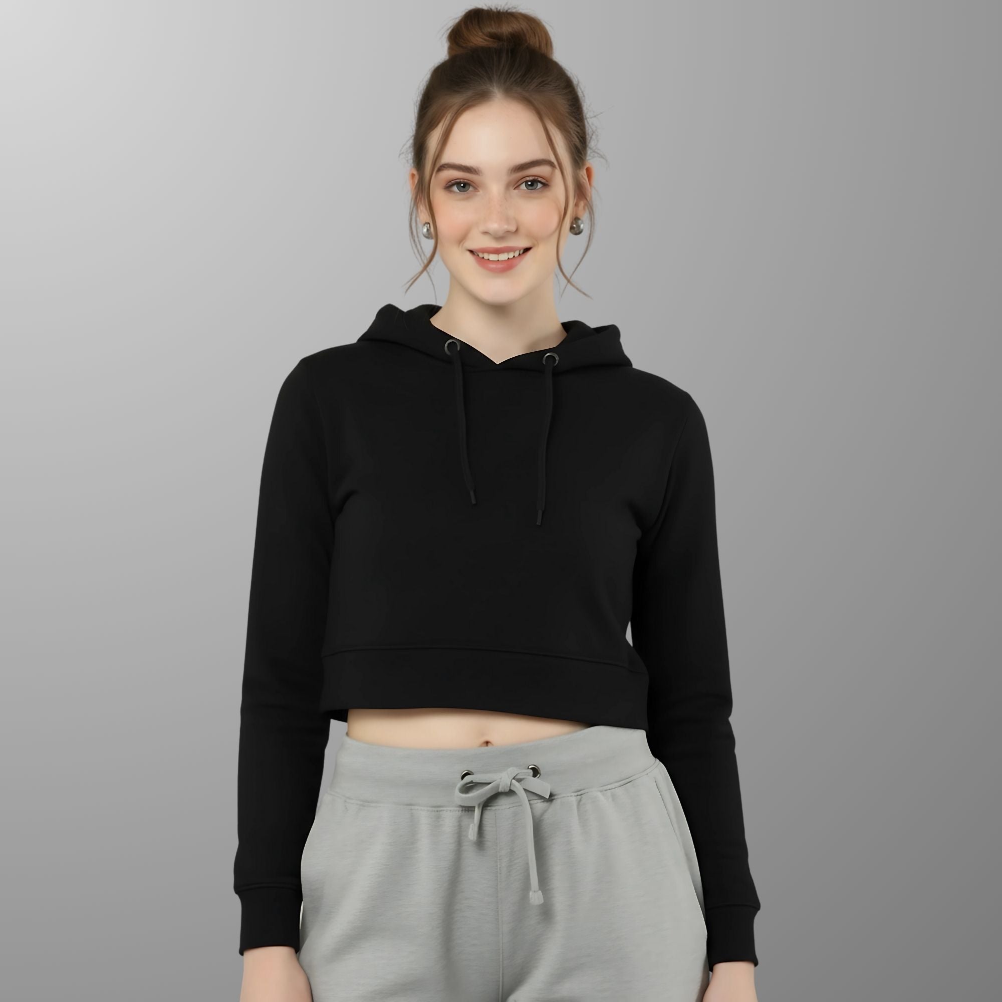 CROPPED HOODIE
