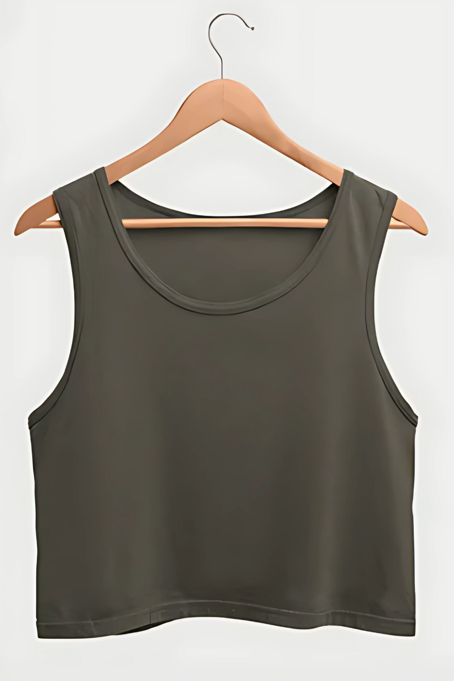 Women's Plain Crop Tank