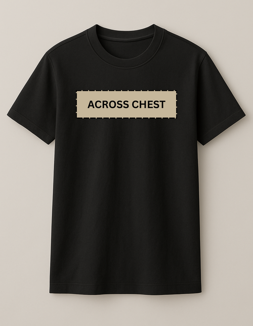 Custom T-Shirt Black Color