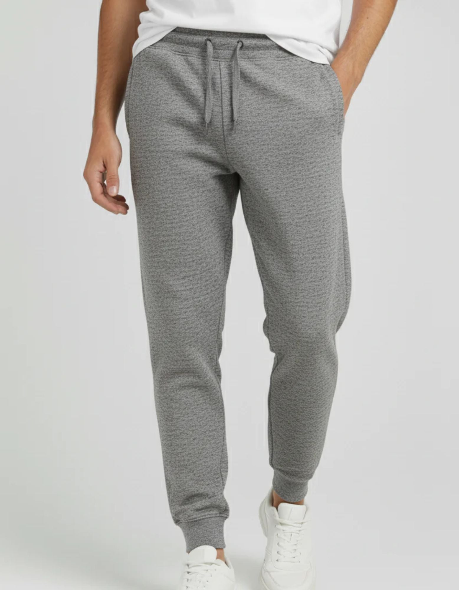 Active Joggers | Regular Fit | Grey Melange
