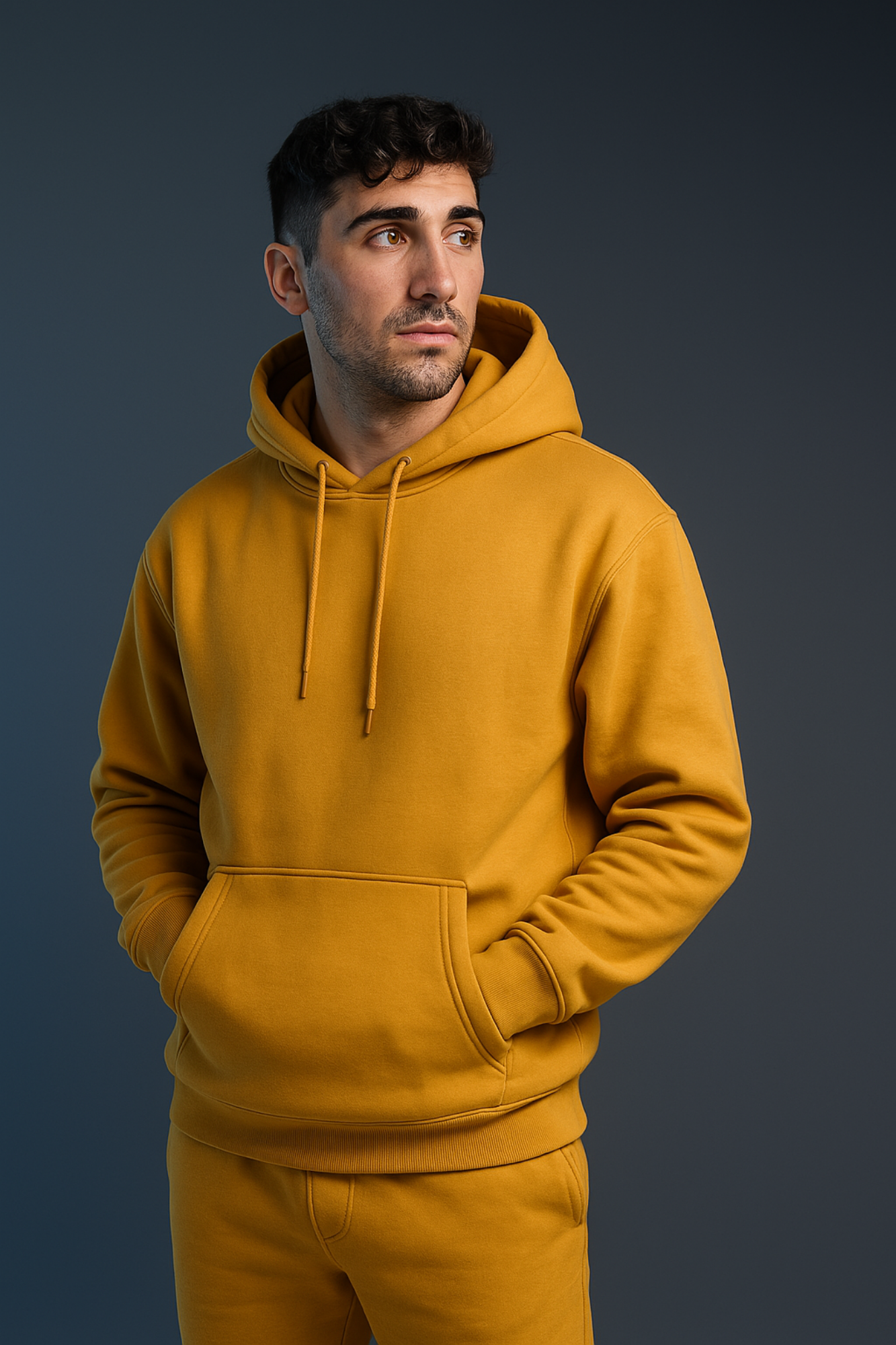 Classic Hoodie | Regular Fit | Mustard Yellow