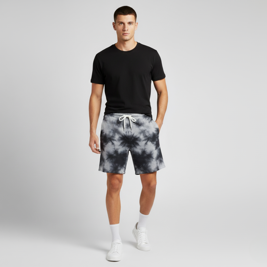 Mebrand Tie-Dye Aura Shorts