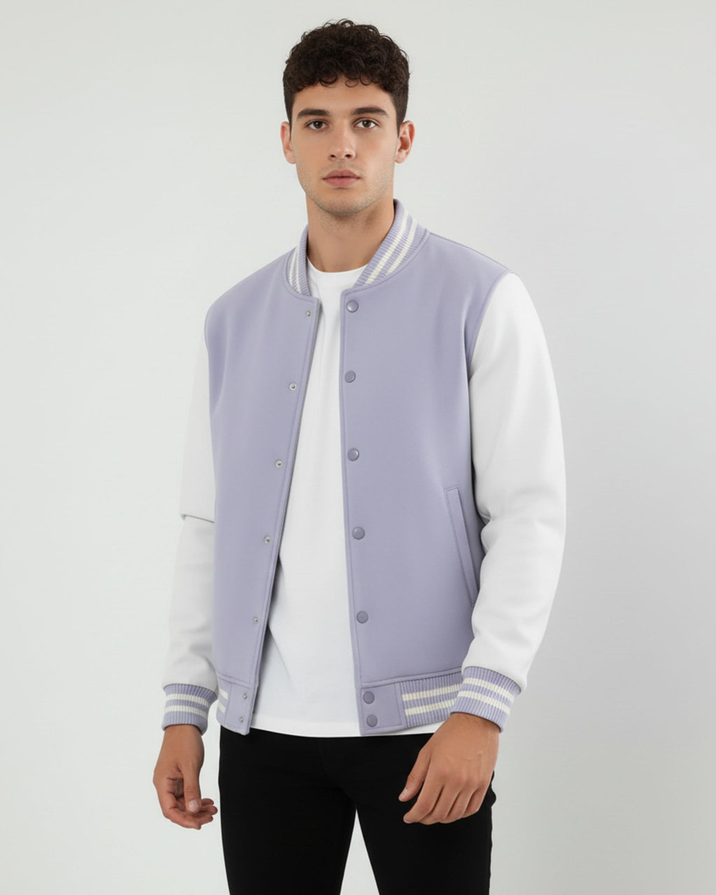 Varsity Jacket Lavender