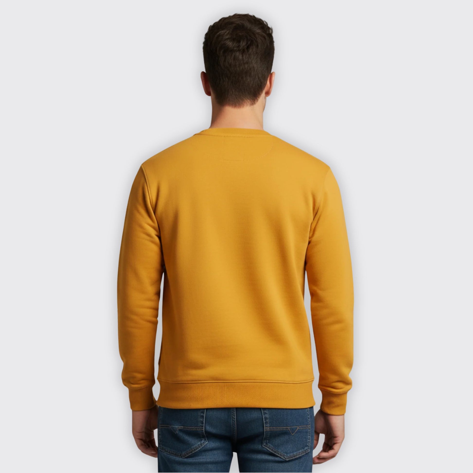 VYBE Regular Fit Sweatshirt Mustard Yellow