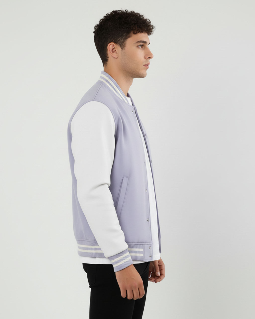 Varsity Jacket Lavender