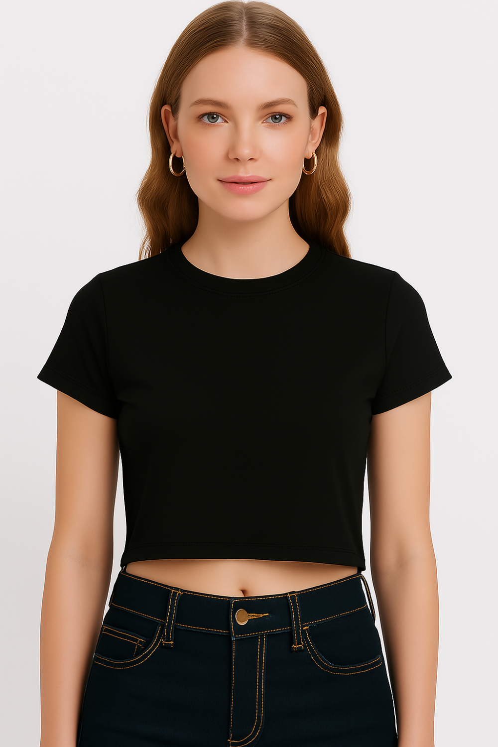 Women's Plain Crop Top