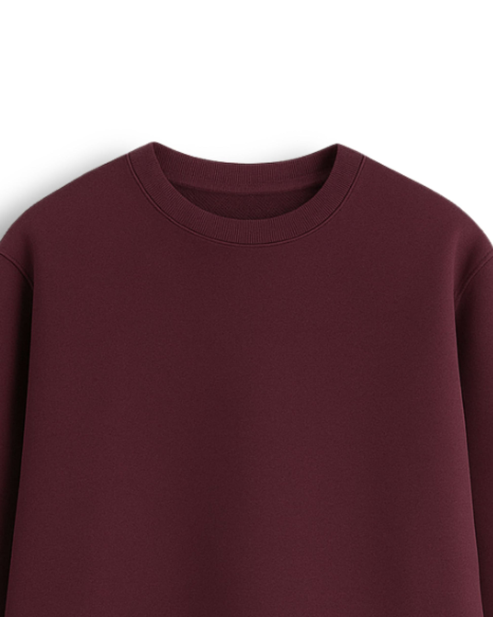 VYBE Regular Fit Sweatshirt Maroon