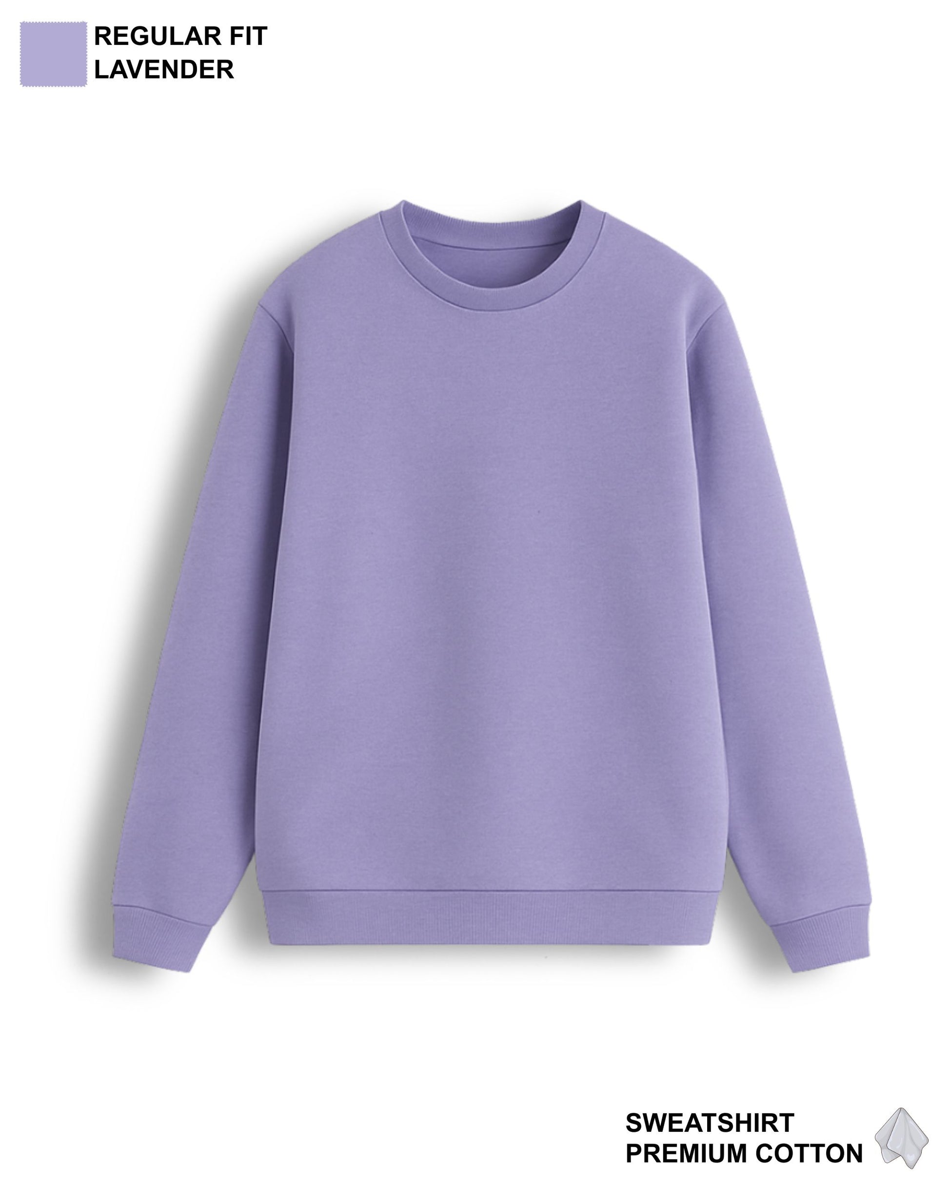 VYBE Regular Fit Sweatshirt Lavender
