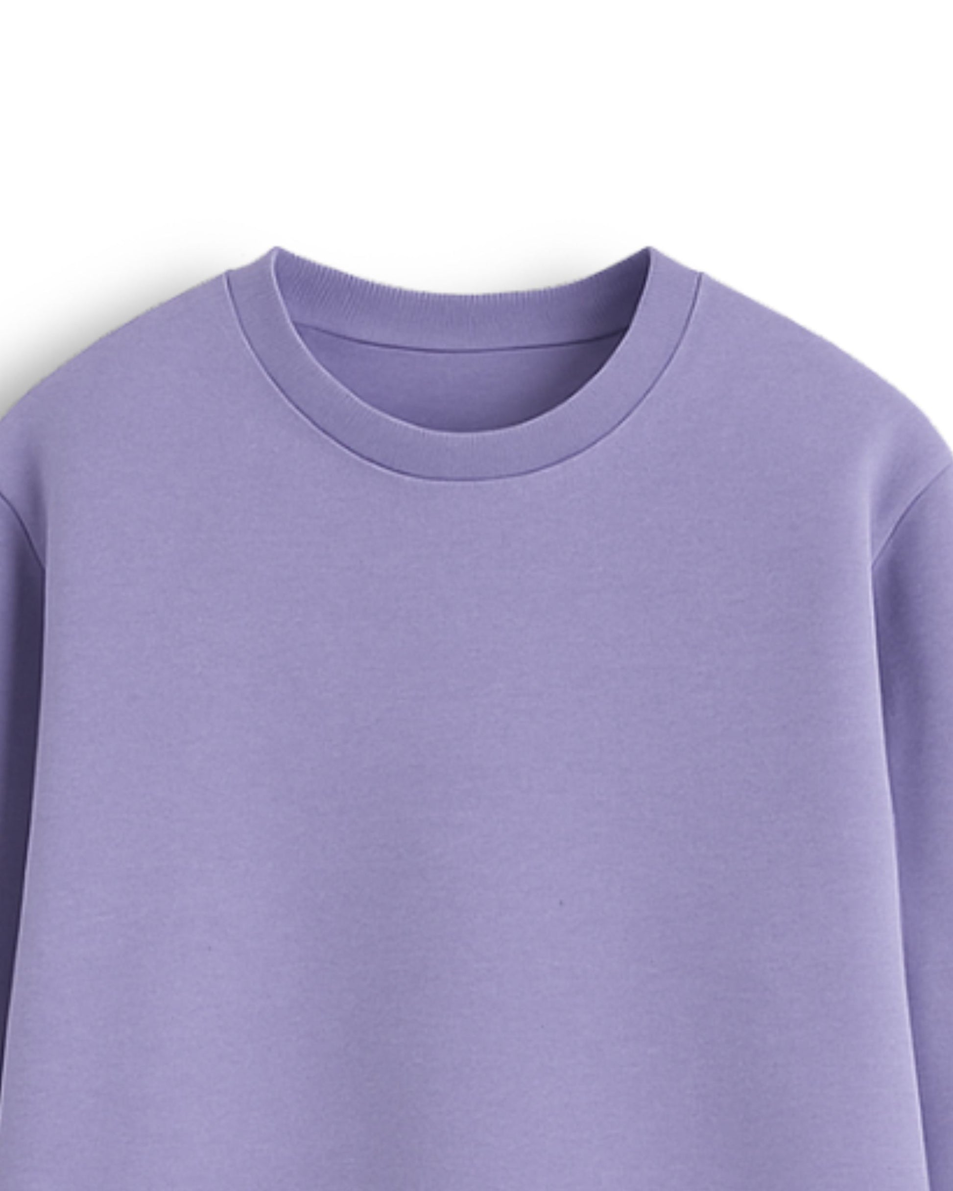 VYBE Regular Fit Sweatshirt Lavender