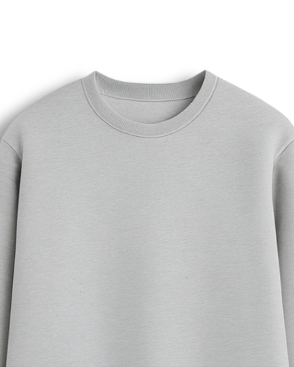 VYBE Regular Fit Sweatshirt Grey Mellange