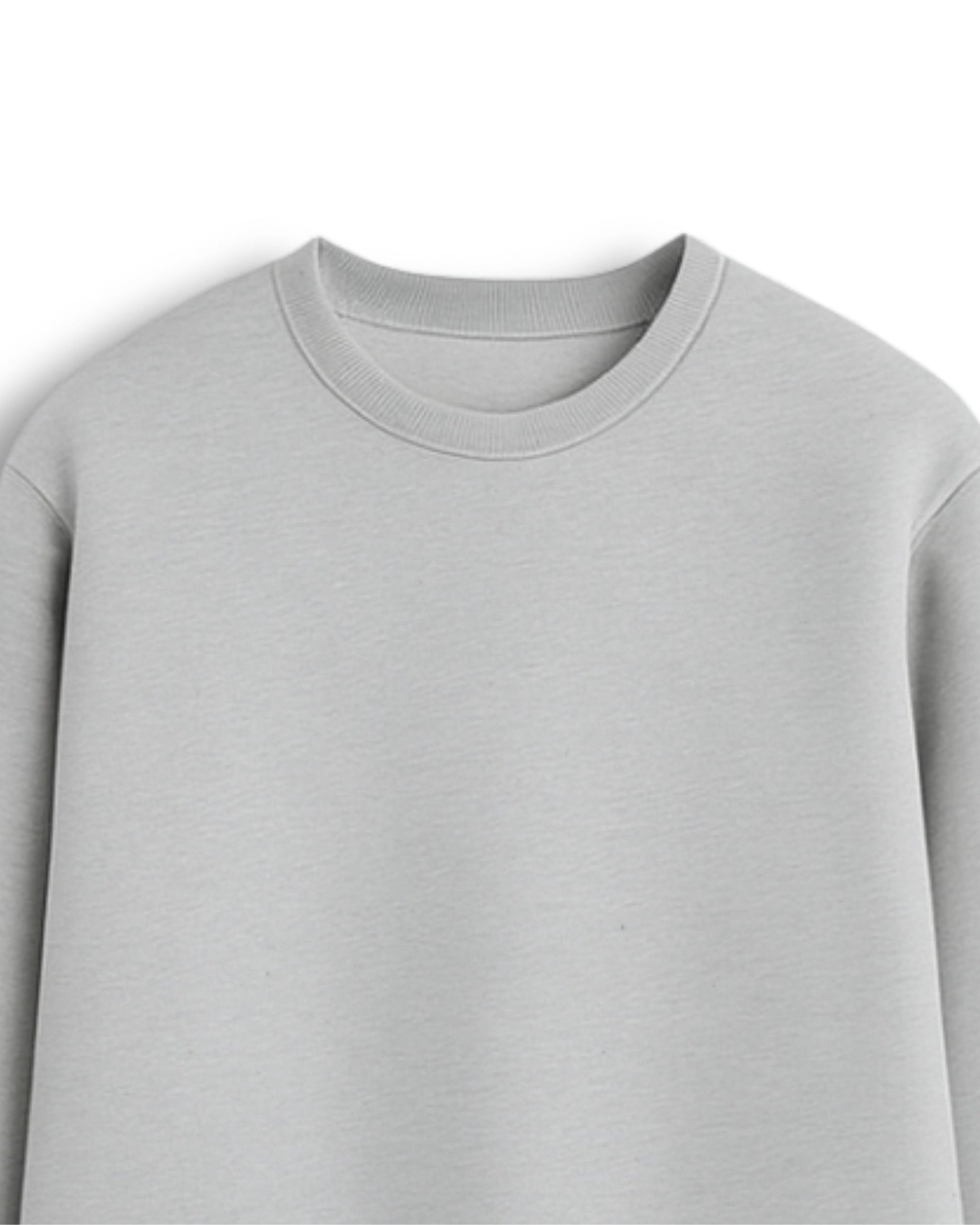 VYBE Regular Fit Sweatshirt Grey Mellange