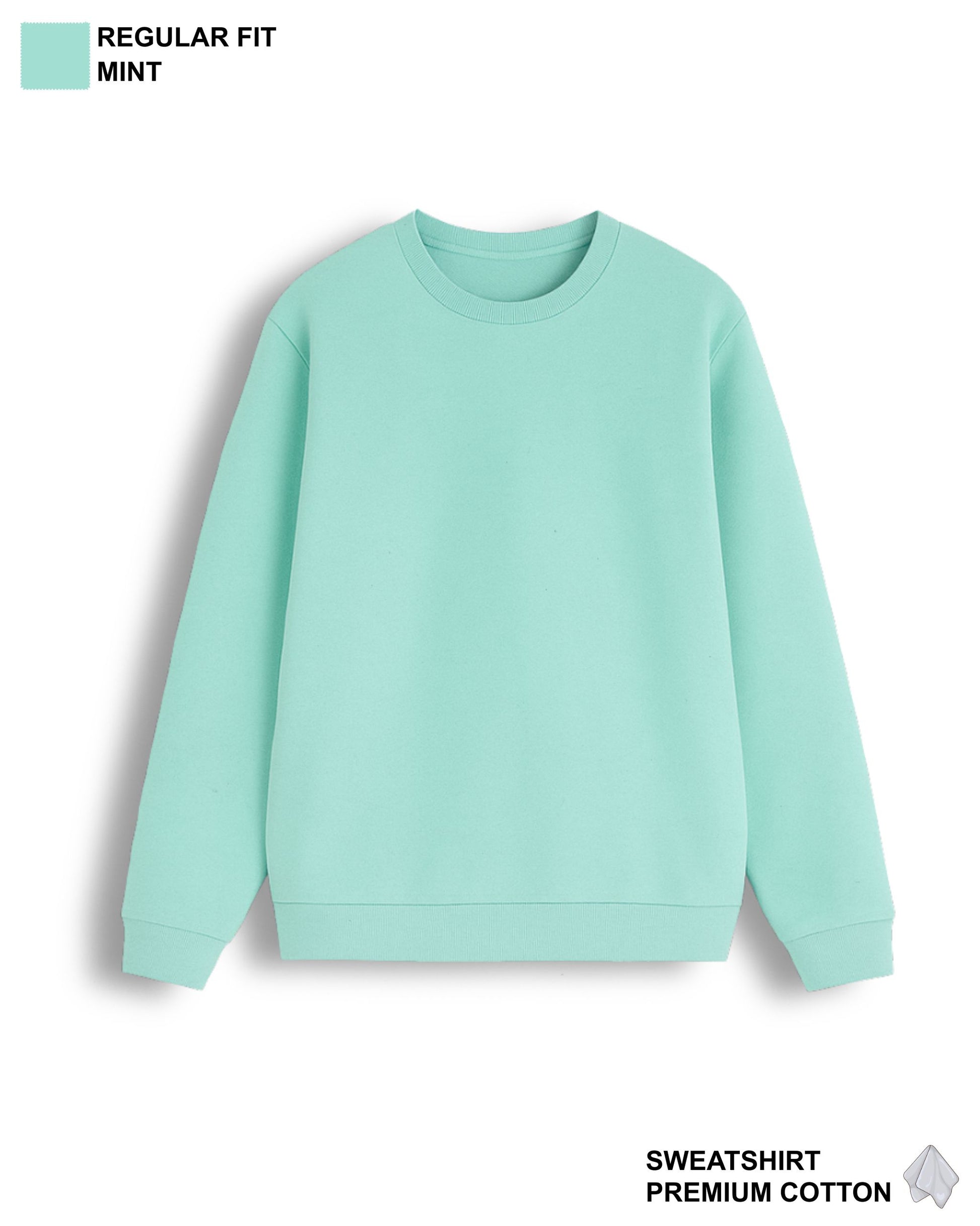VYBE Regular Fit Sweatshirt Mint