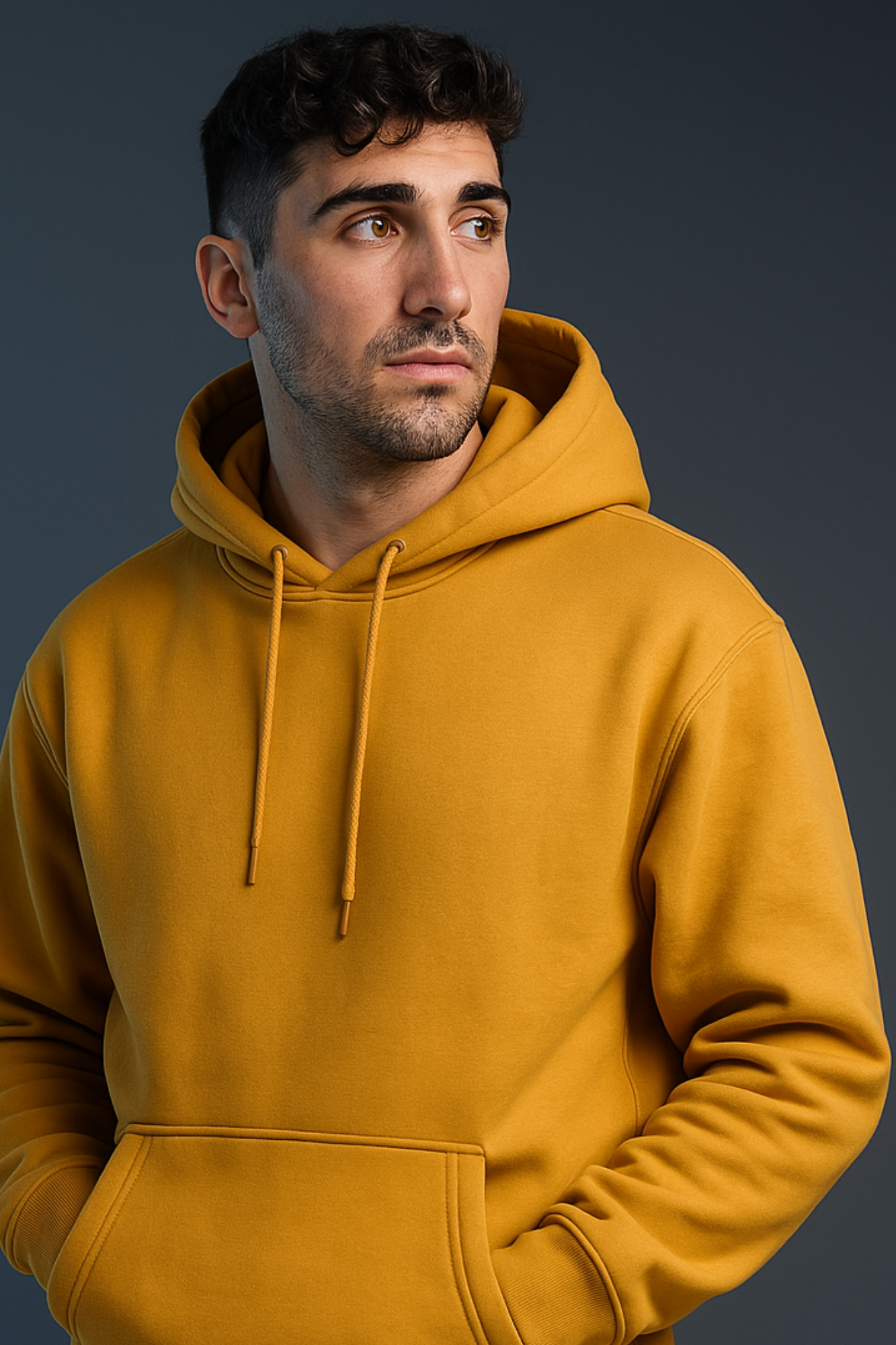 Classic Hoodie | Regular Fit | Mustard Yellow