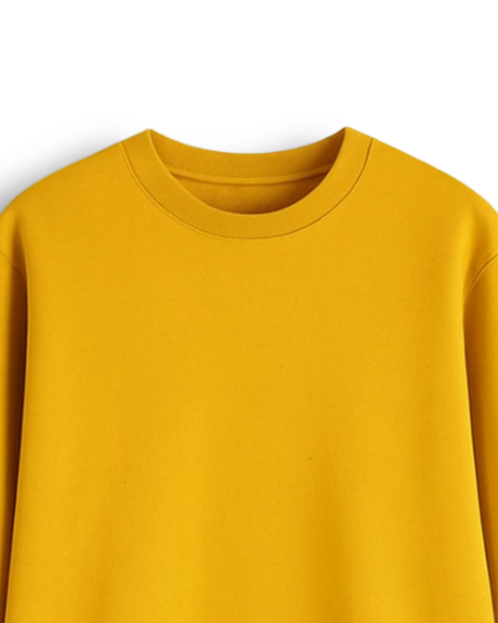 VYBE Regular Fit Sweatshirt Mustard Yellow
