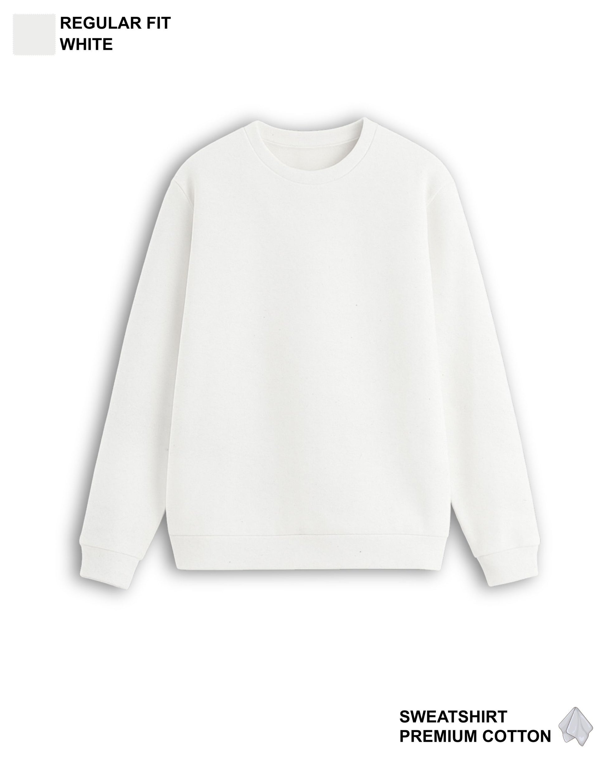VYBE Regular Fit Sweatshirt White