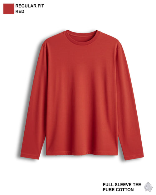 FORME Full Sleeve T-Shirt Red