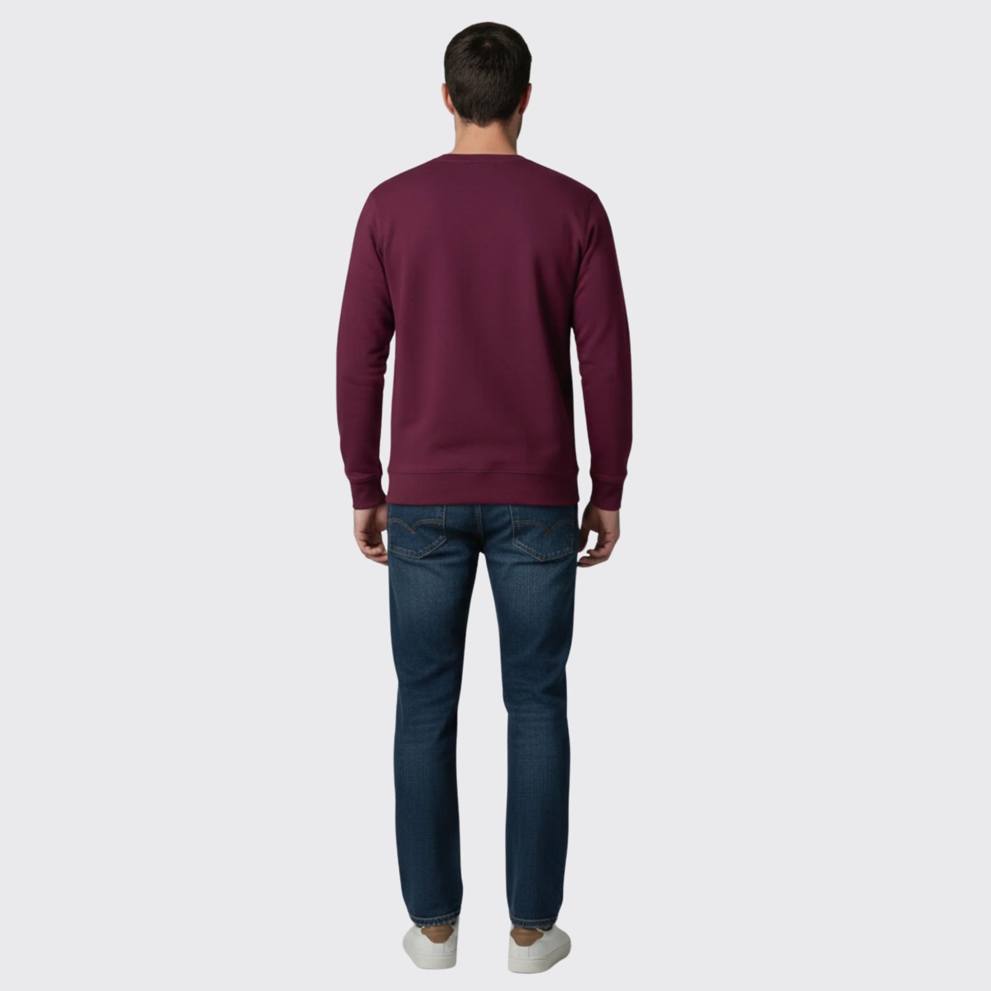 VYBE Regular Fit Sweatshirt Maroon