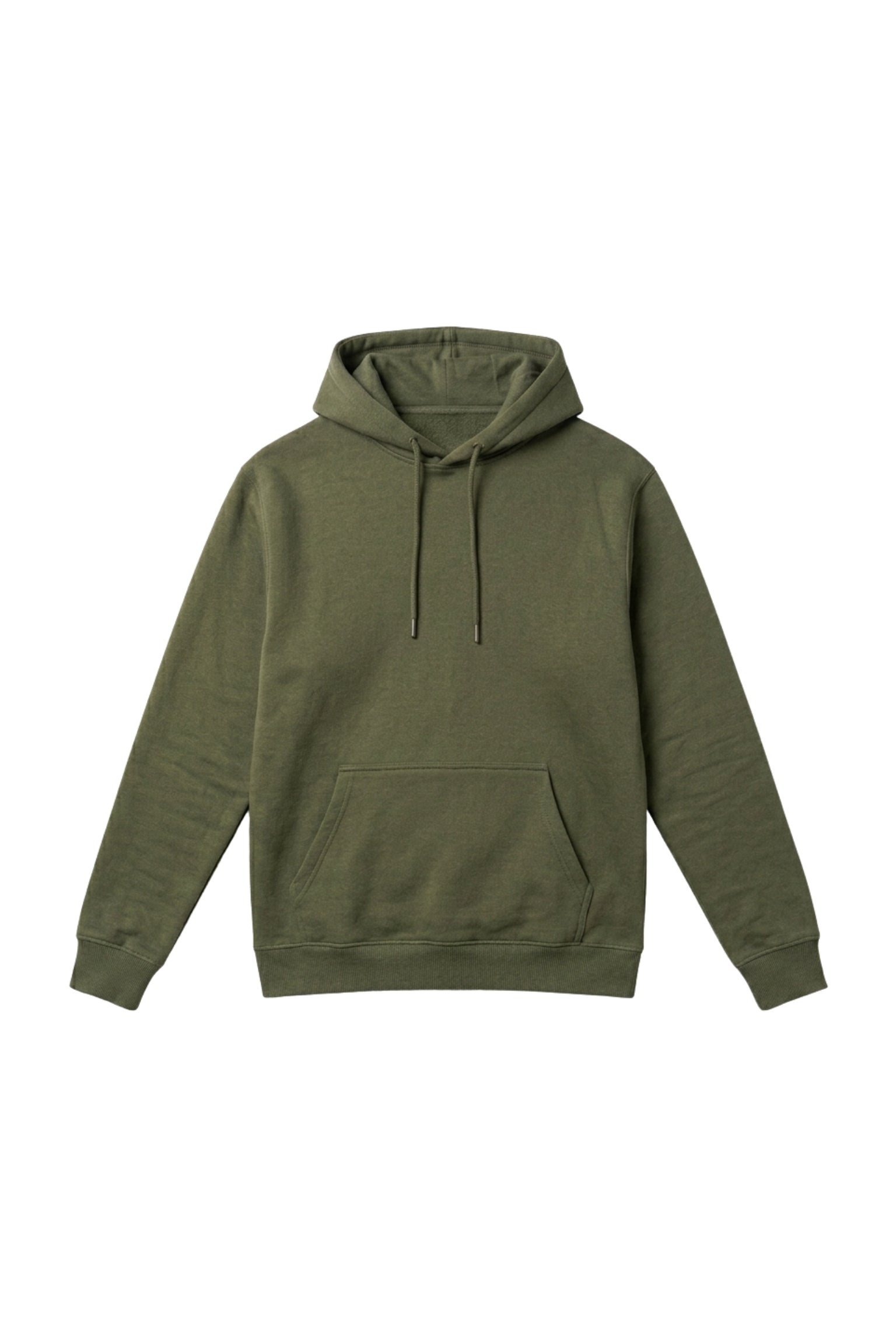 Regular Fit Hoodie Olive Green
