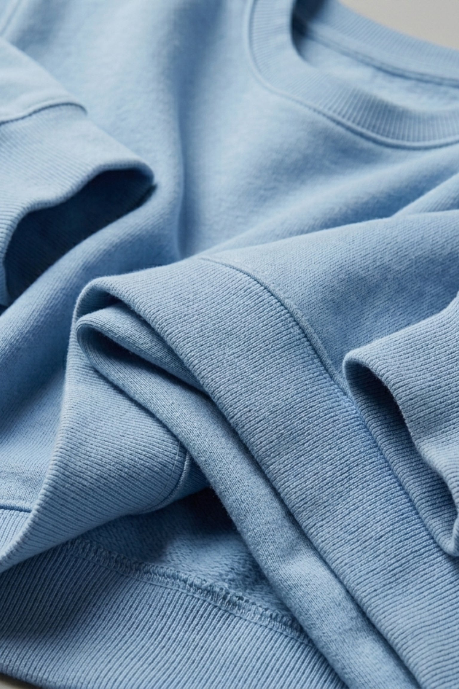 Regular Fit Sweatshirt Baby Blue