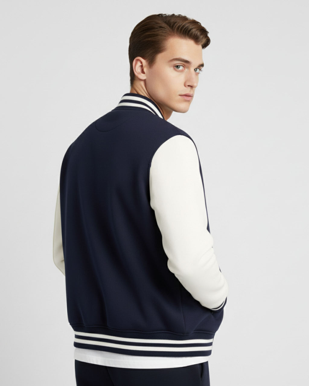 Varsity Jacket Navy Blue