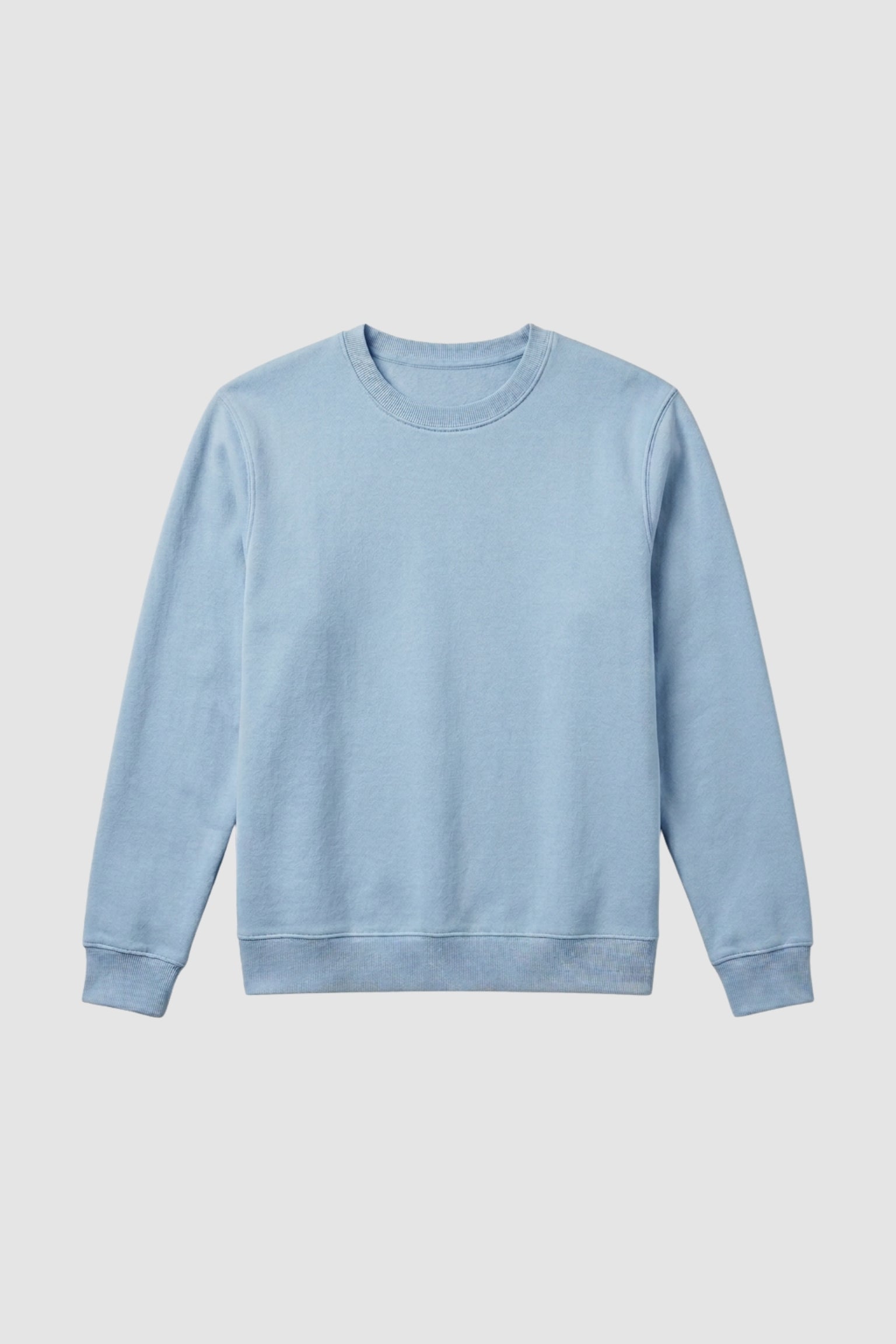 Regular Fit Sweatshirt Baby Blue