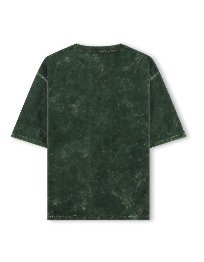 DustEdge Washed Oversize T-Shirt Bottle Green