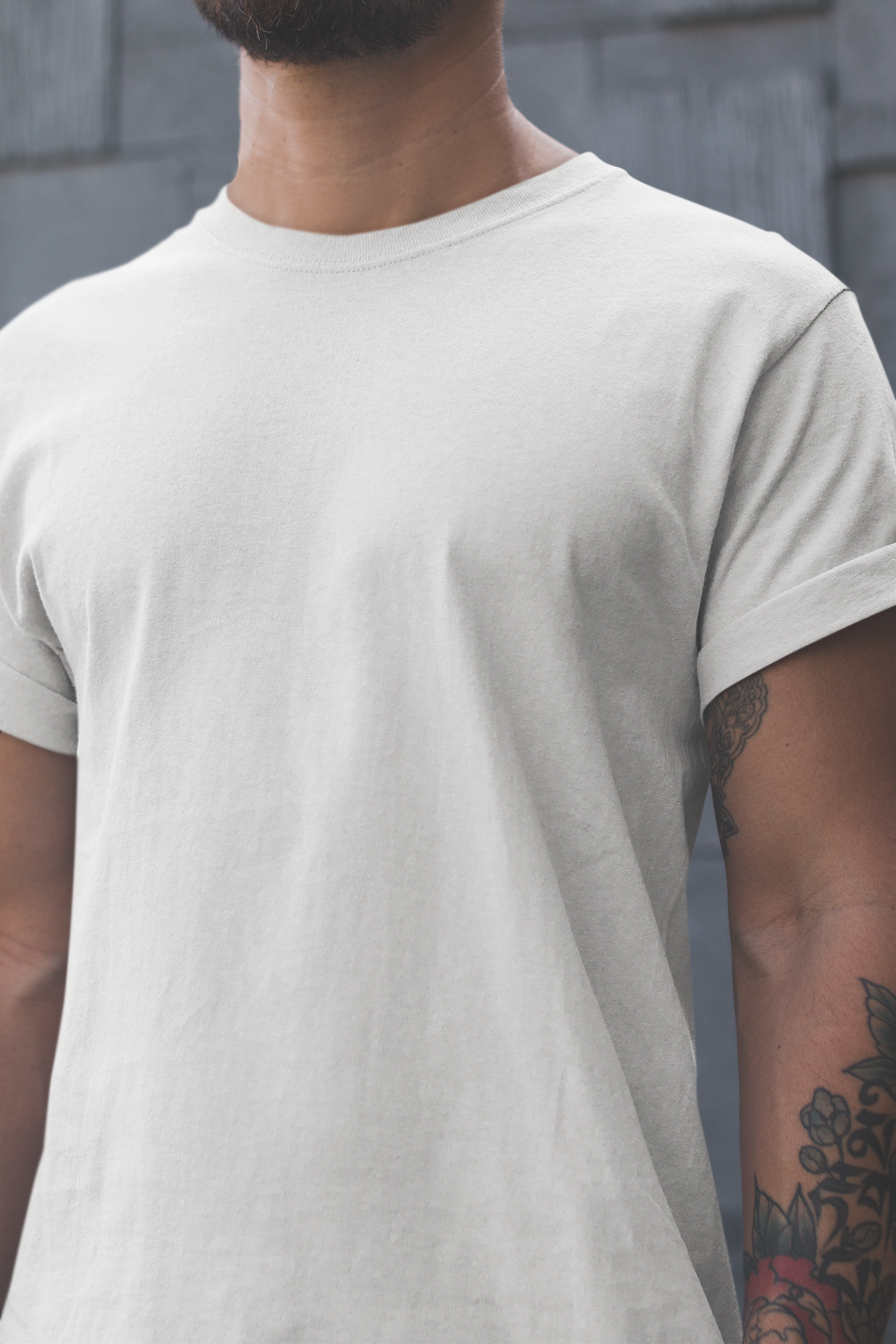 White 100% Cotton Regular Fit T-Shirt – 180 GSM Bio-Washed