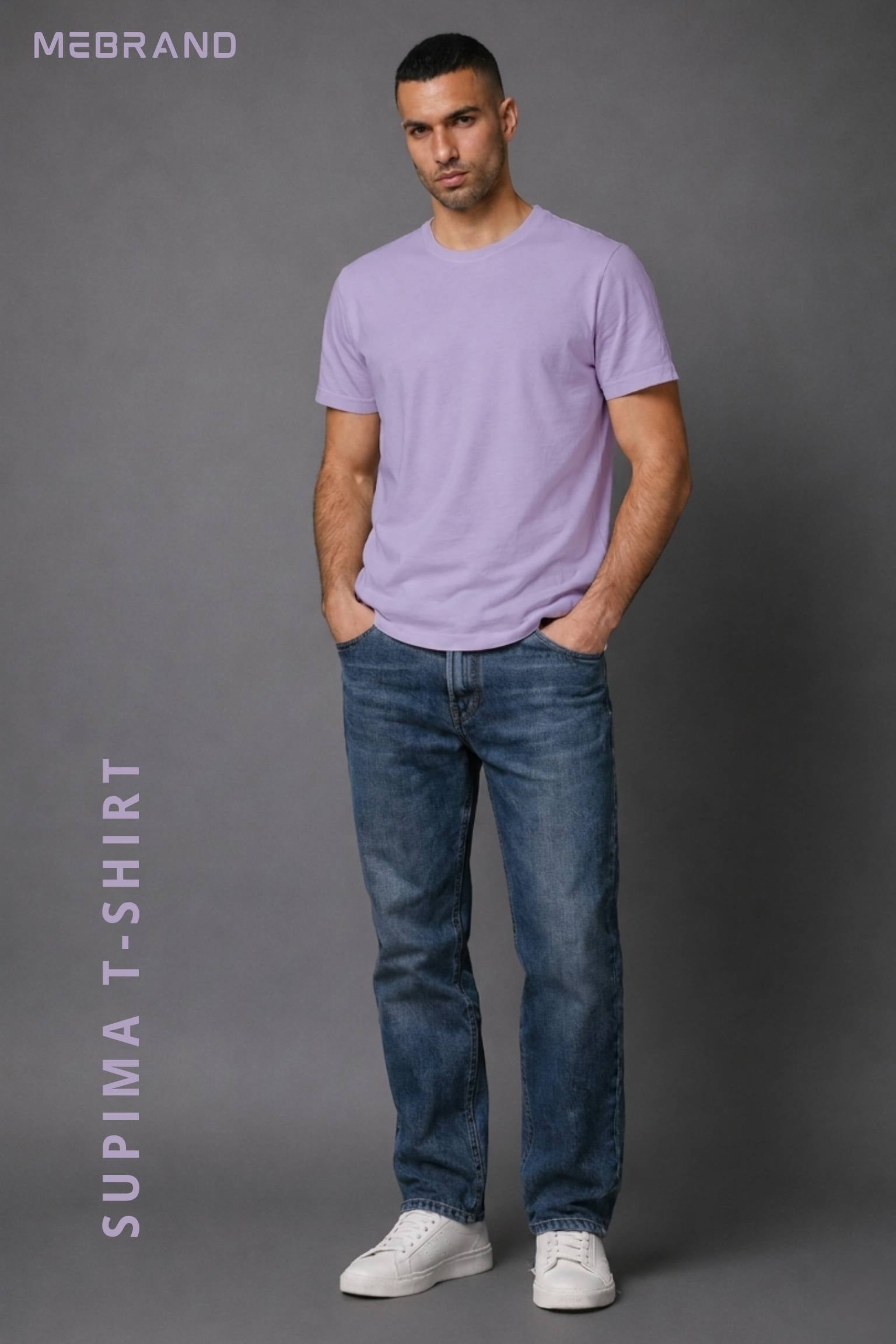 Lavender Supima Cotton Tee