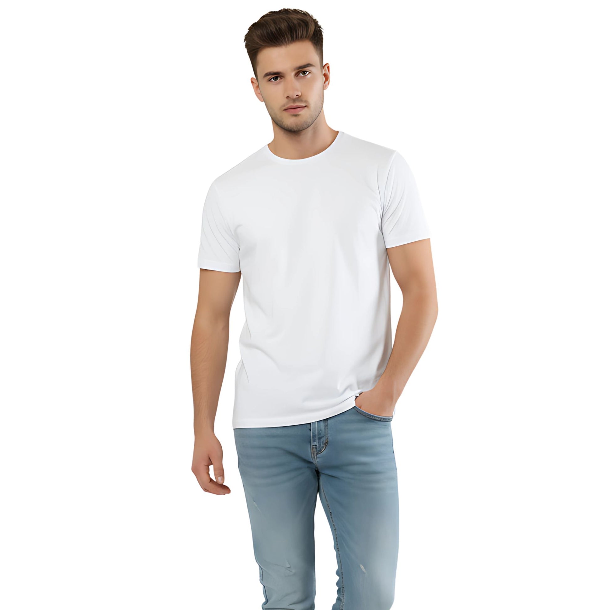 Regular Fit Poly-Cotton Tee
