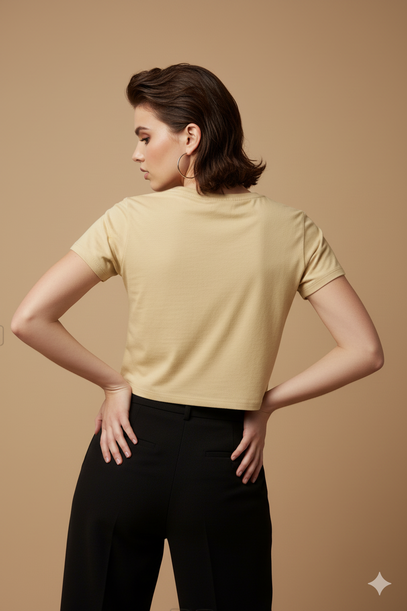 Mebrand Crowned Grace Crop Top