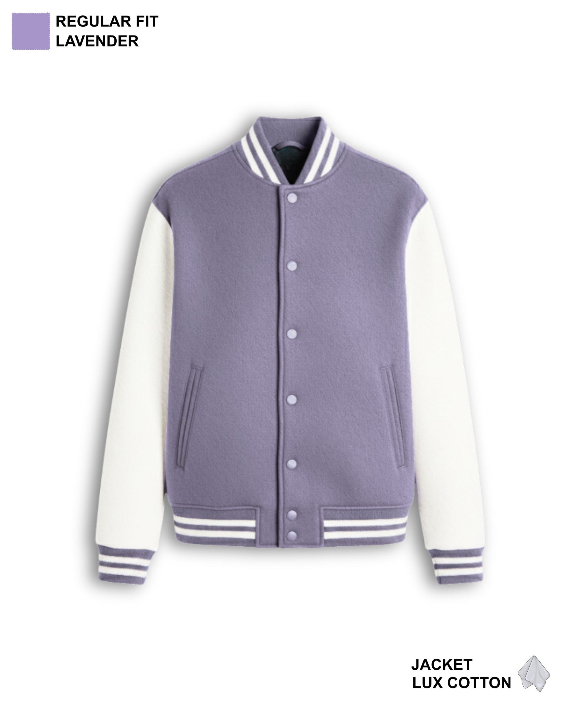 Varsity Jacket Lavender