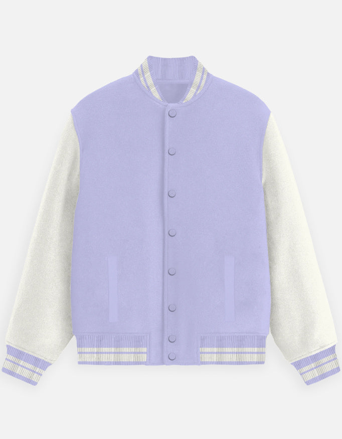 Premium Varsity Jacket Lavender