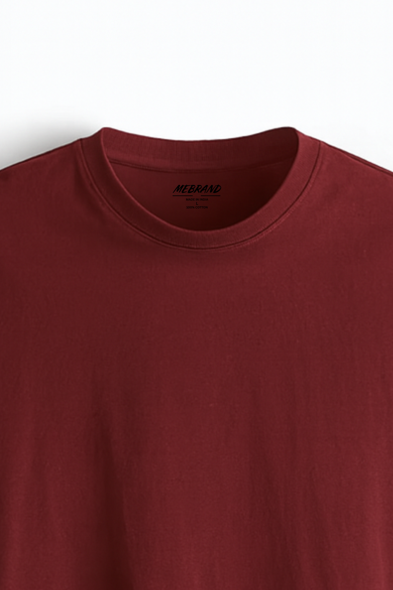 Oversized Luxe T-Shirt | Maroon