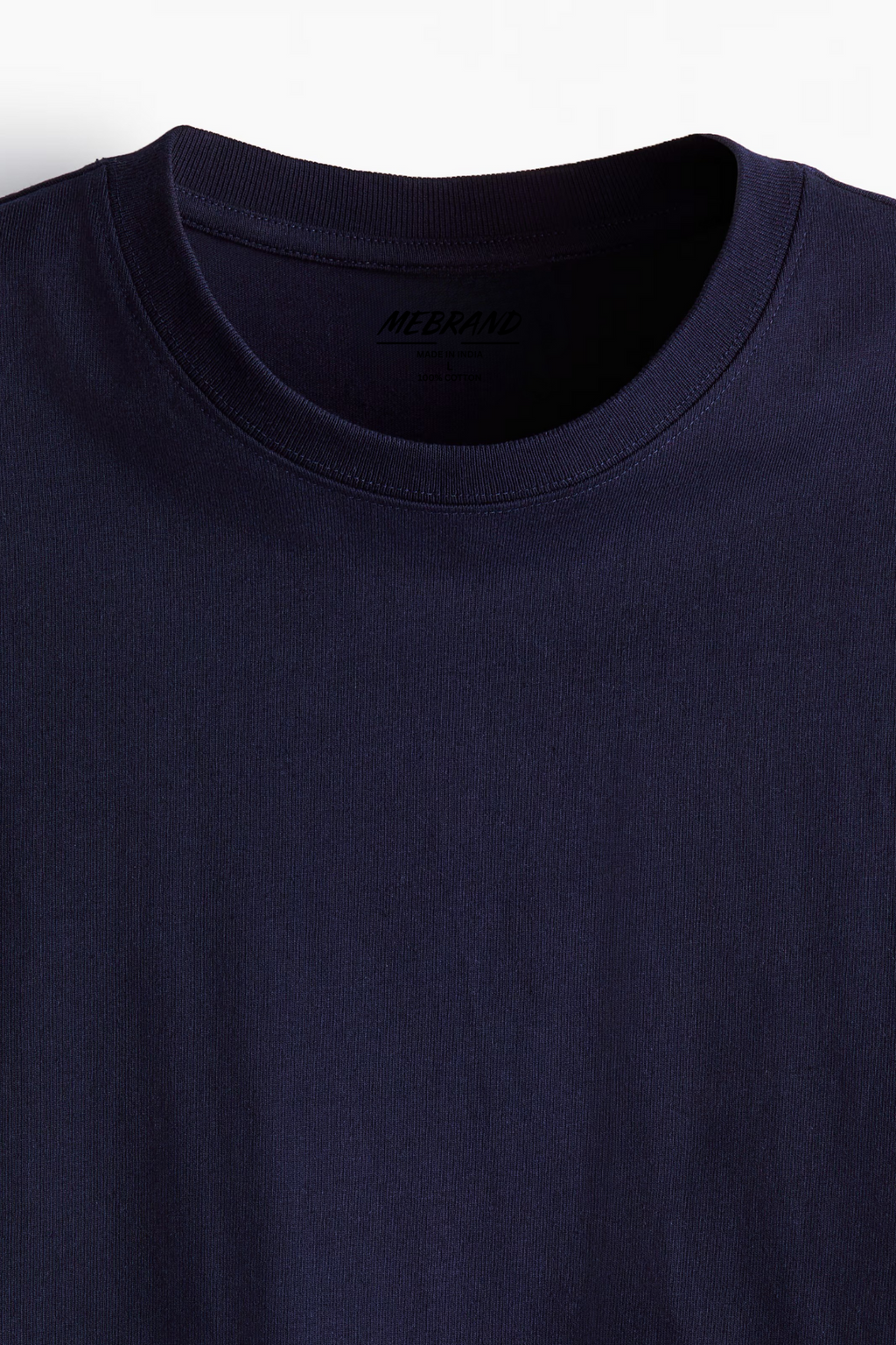 Oversized Luxe T-Shirt | Navy