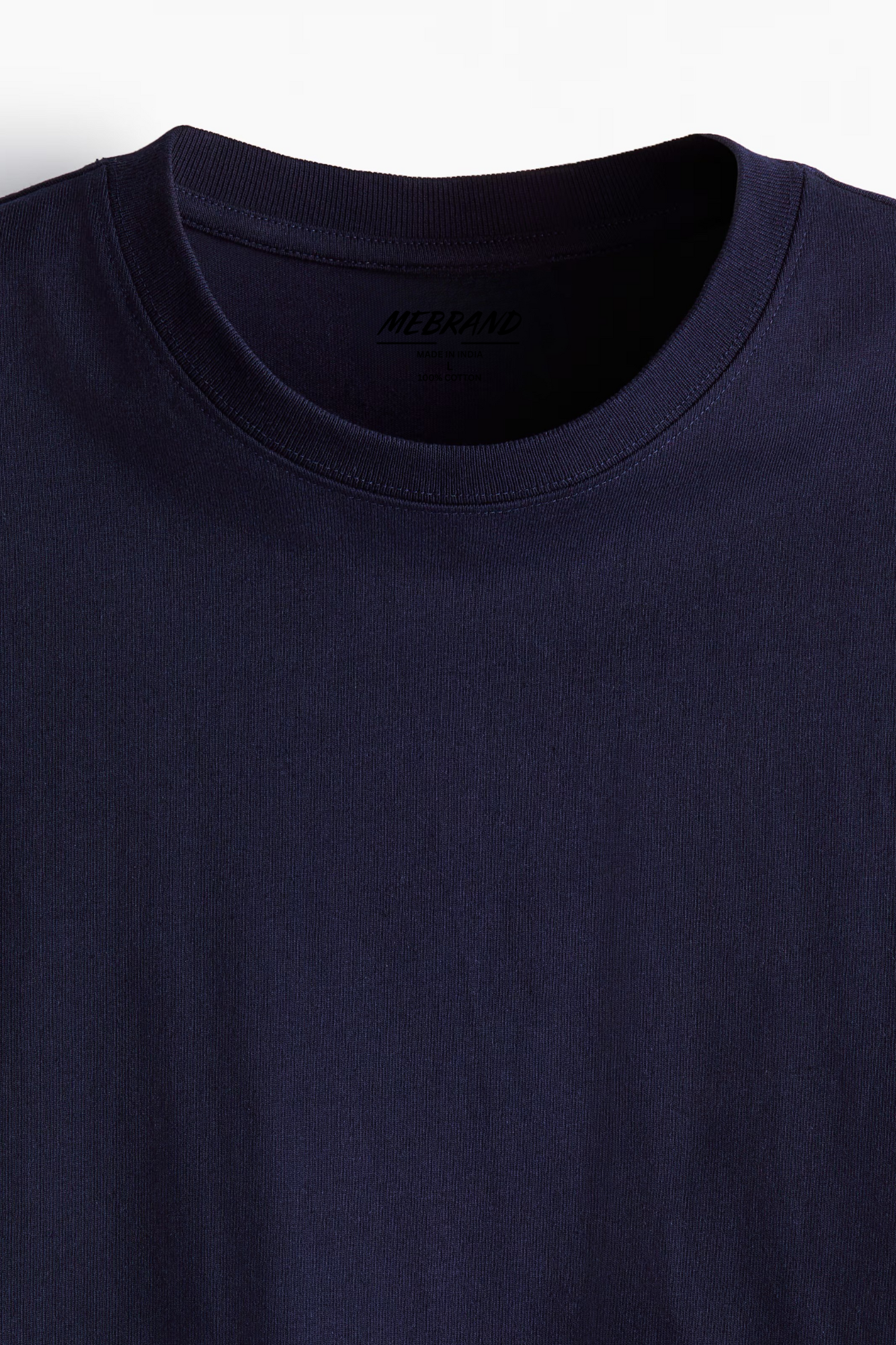 Oversized Luxe T-Shirt | Navy