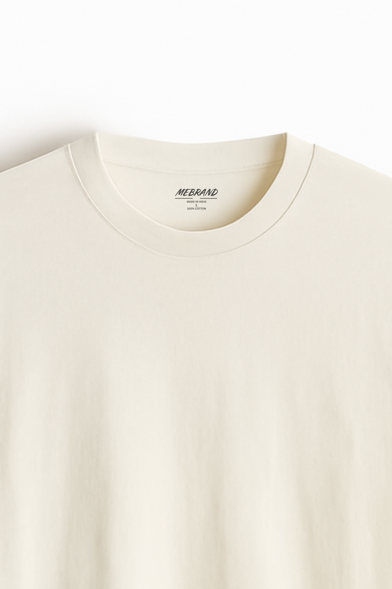 Oversized Luxe T-Shirt | Off White