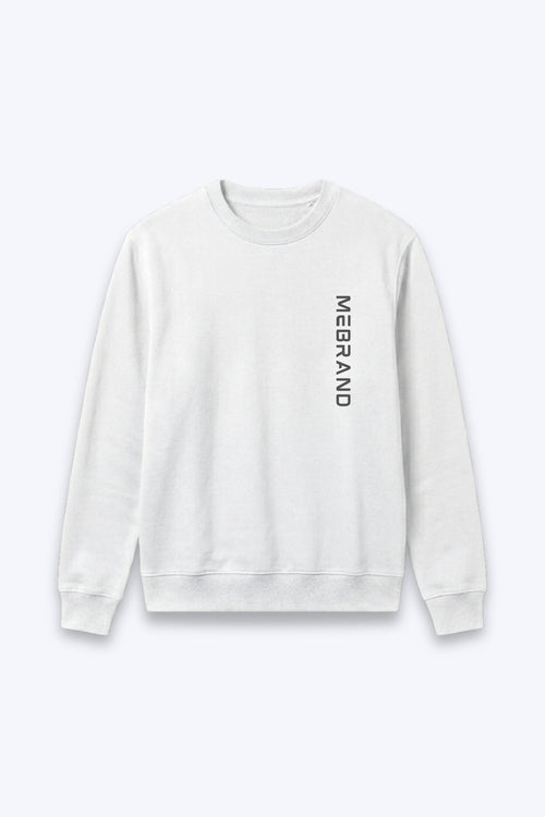 Mebrand Signature Sweatshirt White