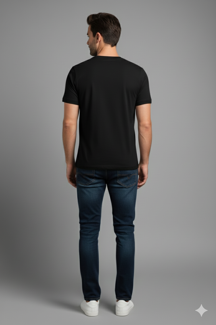 Shop Men’s Eat Sleep Basketball Repeat Printed T-Shirt in Black. Premium cotton fabric with sporty graphic print—perfect for basketball fans & casual streetwear.