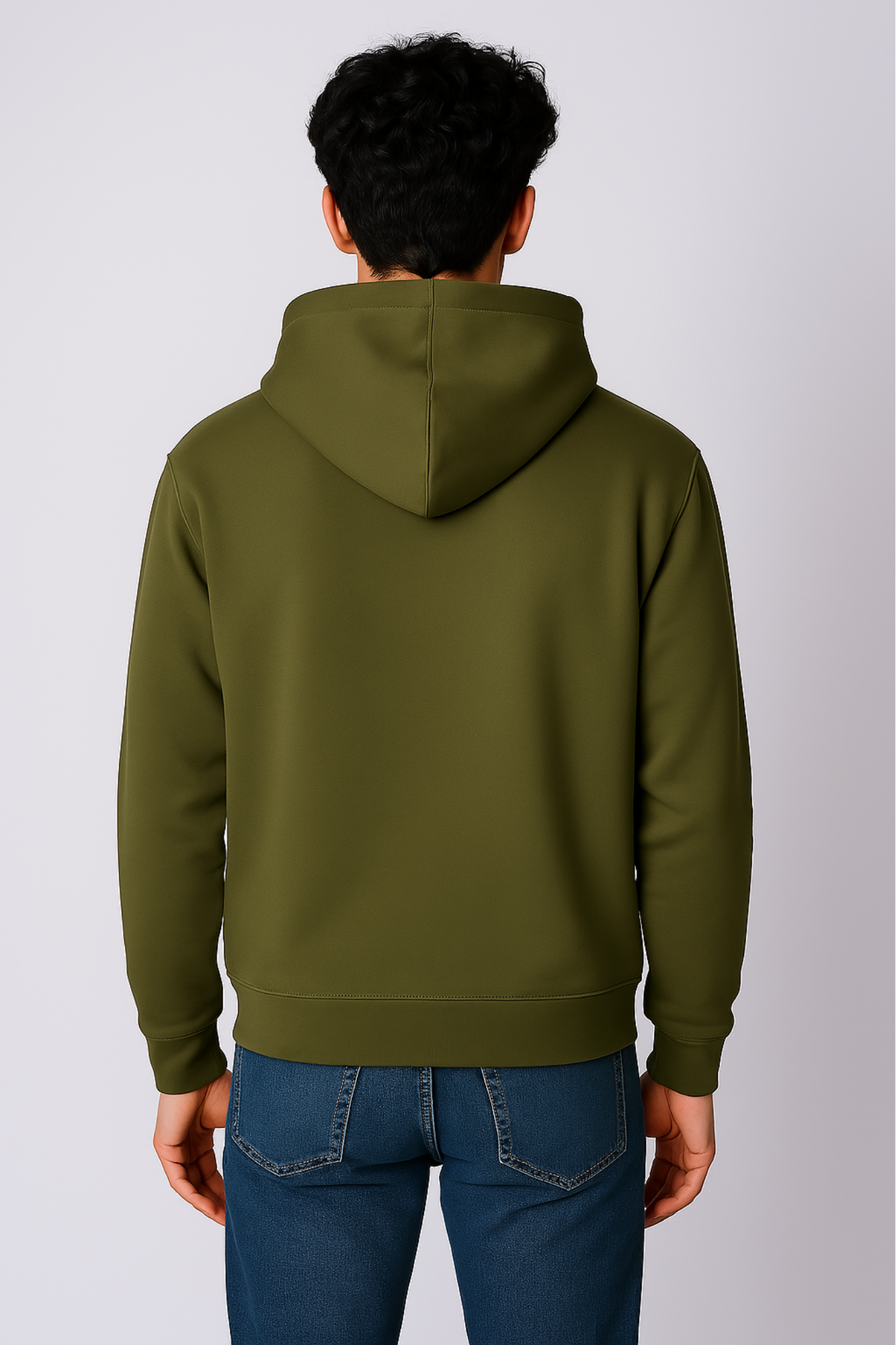 Classic Hoodie | Regular Fit | Olive Green