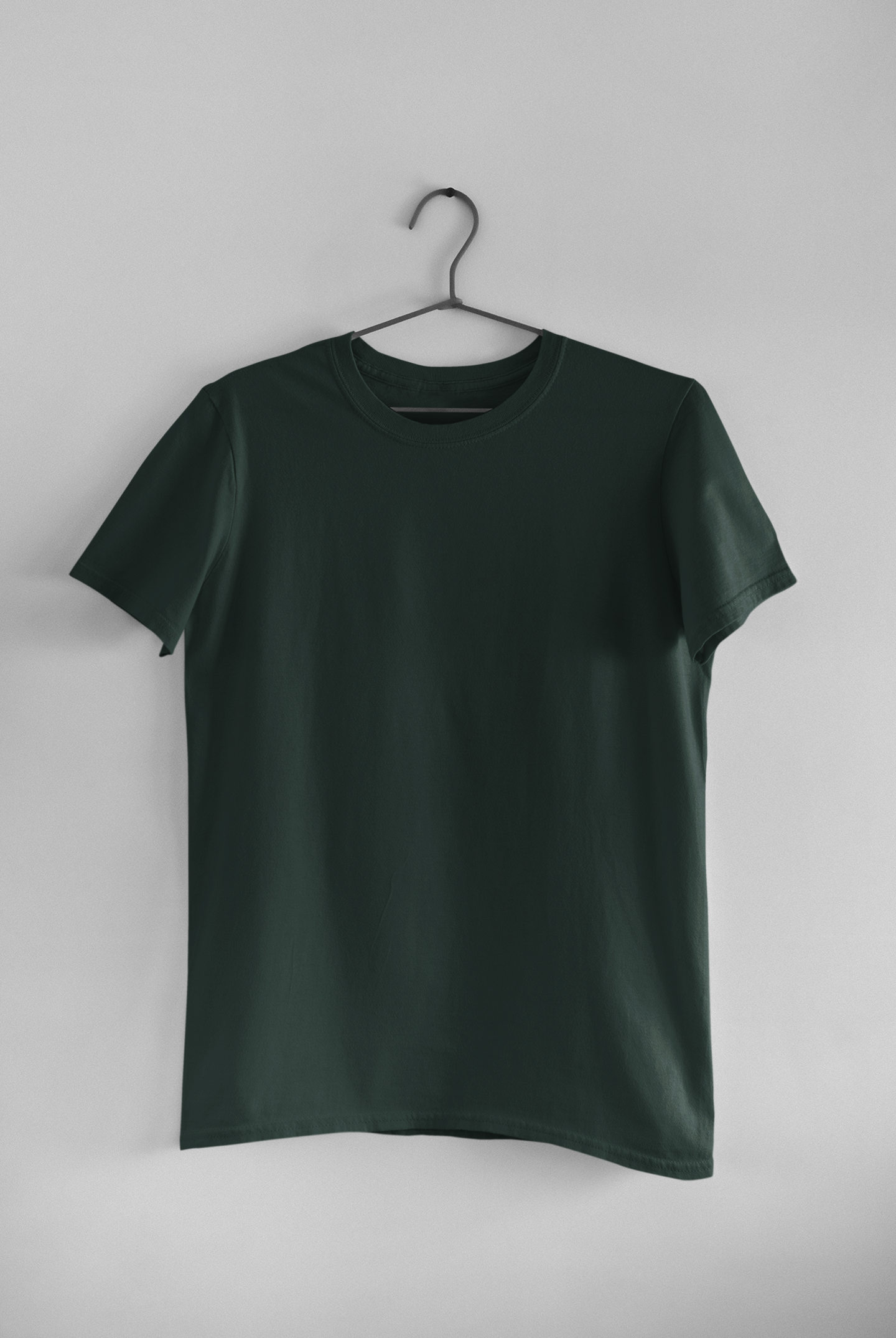 Bottle Green Premium 100% Cotton Regular Fit T-Shirt – Super Combed