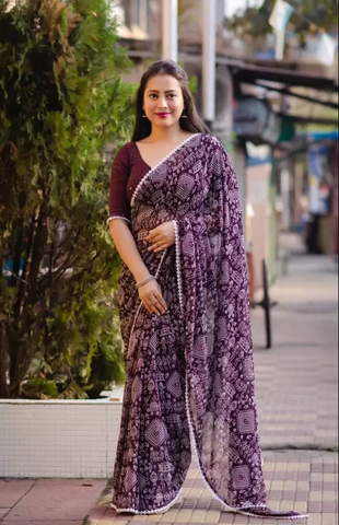 Georgette Saree