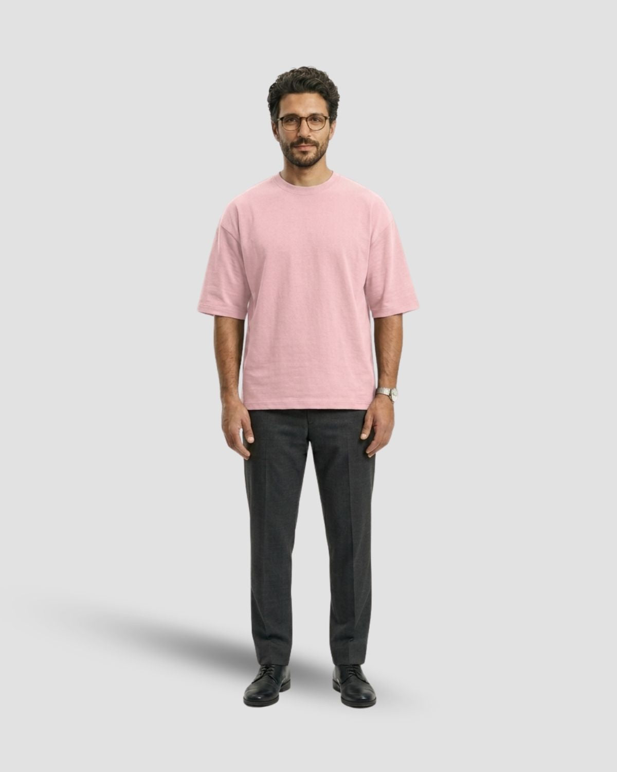Core light pink oversized t-shirt