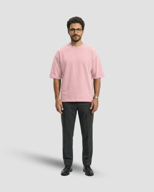 Core light pink oversized t-shirt