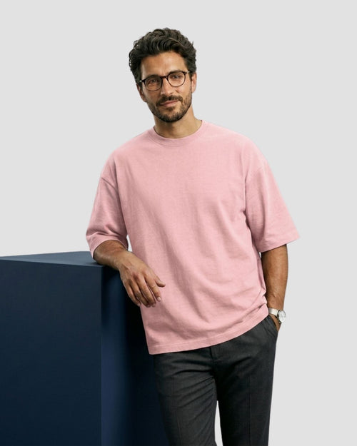 Core light pink oversized t-shirt