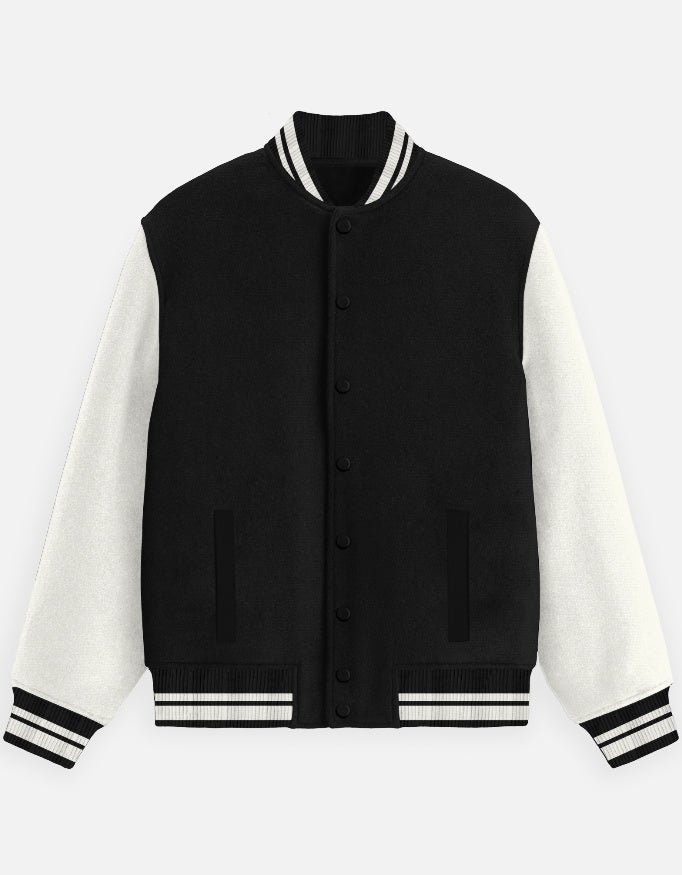 Premium Varsity Jacket Black