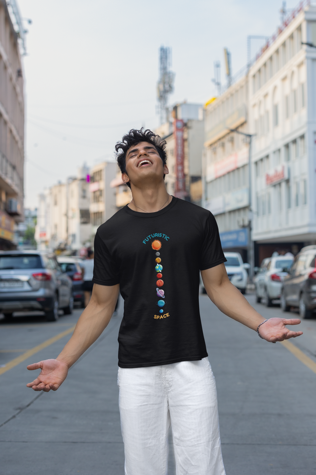 Men's Regular Printed T-Shirt Mebrand