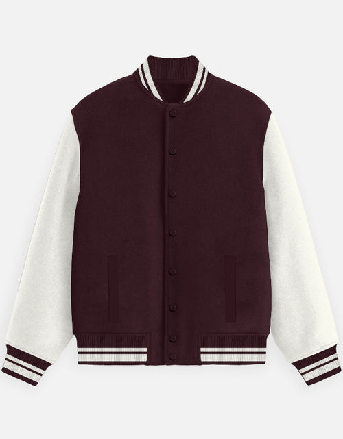 Premium Varsity Jacket Maroon
