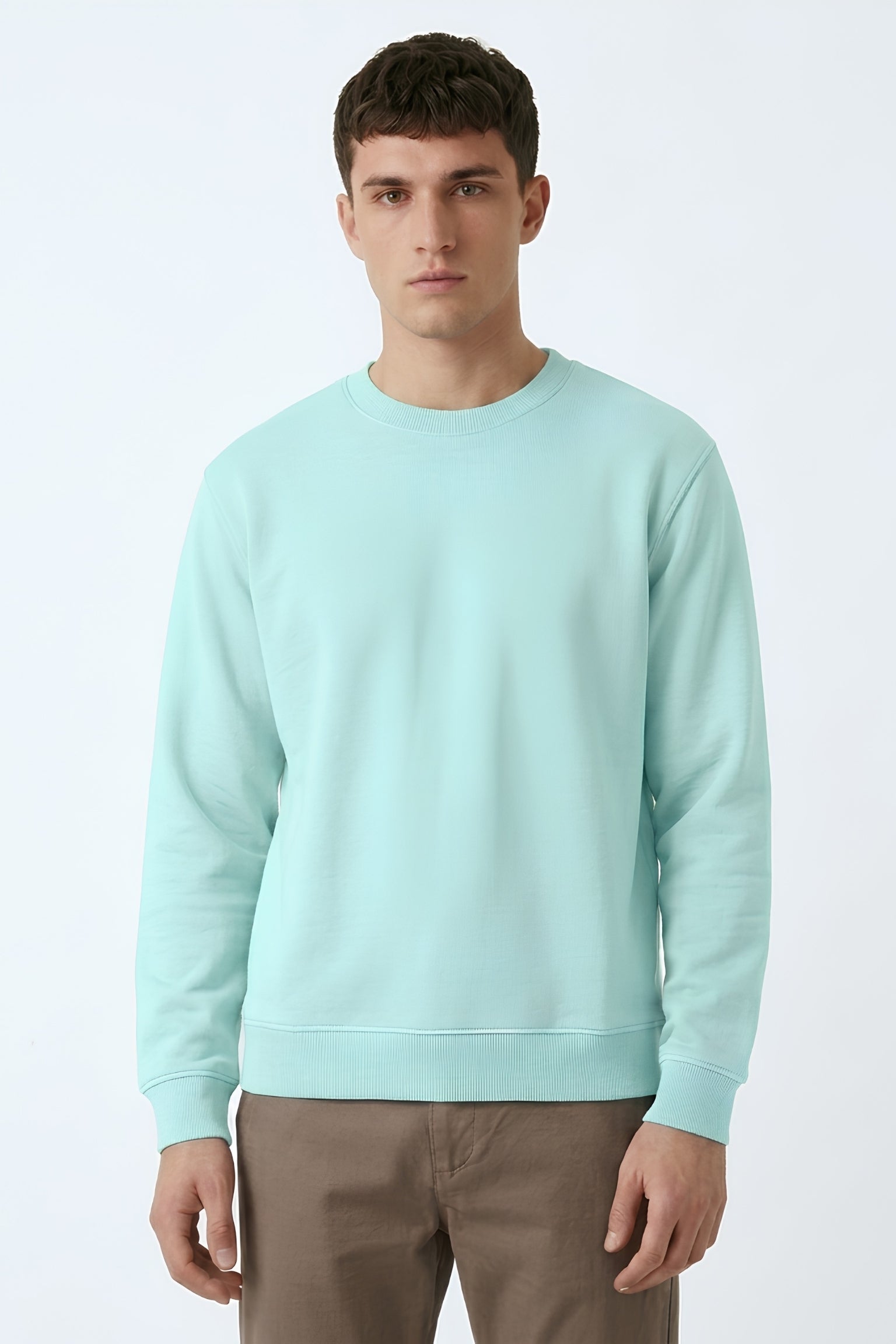 Mint core edition sweatshirt in premium cotton by MEBRAND front view 2