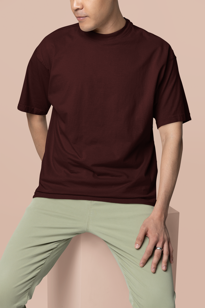 The Mebrand Men’s Premium Oversized Standard T-Shirt Qikink